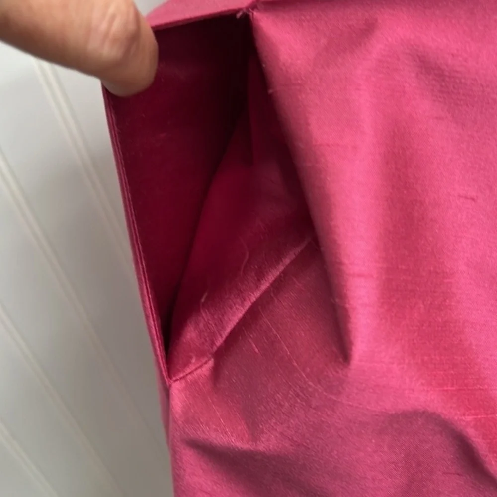 Jenny Yoo Collection 100%silk Pink Strapless Dress - Picture 3 of 9